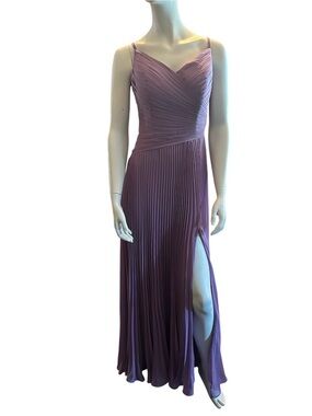 Wear Your Love Pleated Spaghetti Strap Bridesmaid Dress Purple Various Sizes NWT